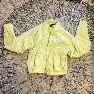 Adidas Women’s Bomber jacket. Size XS. Highlighter green/yellow